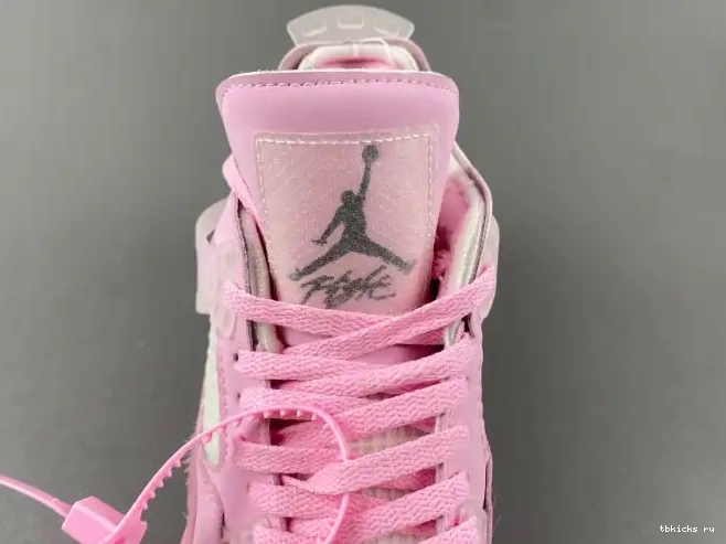 Cheap TB JORDAN OFF-WHITE 4 X PINK 0612